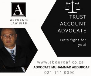 Advocate Muhammad Abduroaf - Trust Account Advocate - Best Legal Practitioners (Advocate Attorney) Child Custody Maintenance Custody Divorce Relocation Passport Consent High Court